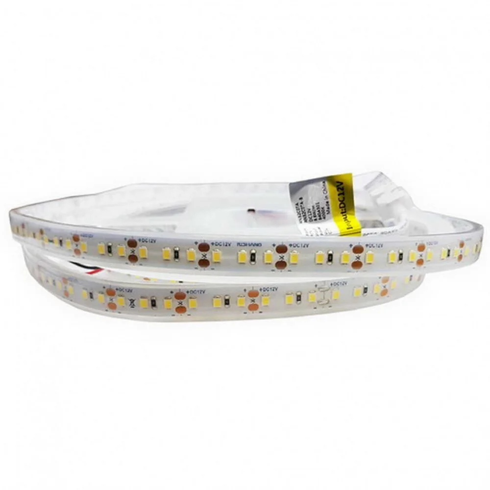 Світлодіодна стрічка RISHANG 12V 8,6W 6500K 120led IP67 ( бухта 5м ) ( RN32C0TA-B )