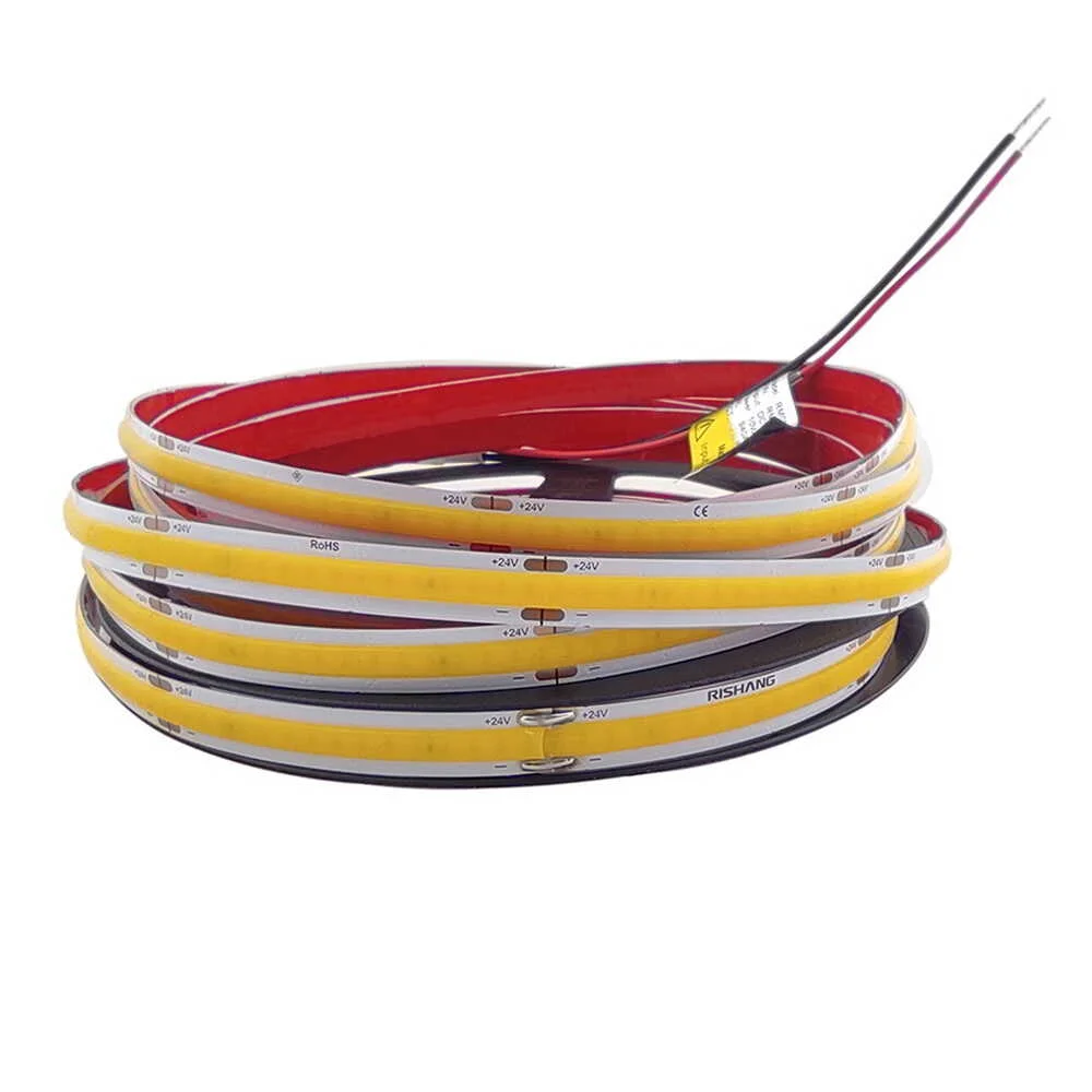 Світлодіодна стрічка RISHANG 24V 10W 6500K 320led IP20 ( бухта 5м ) ( RM0801EC-A )