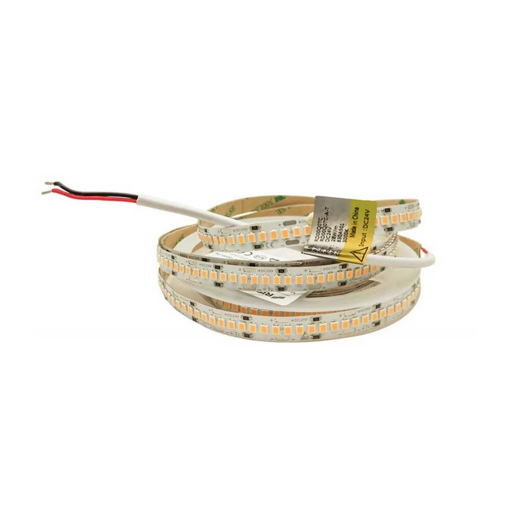 Світлодіодна стрічка RISHANG 24V 28W 3000K 240led IP20 CRI80 ( бухта 5м ) ( RD00Q0TC-A-T )