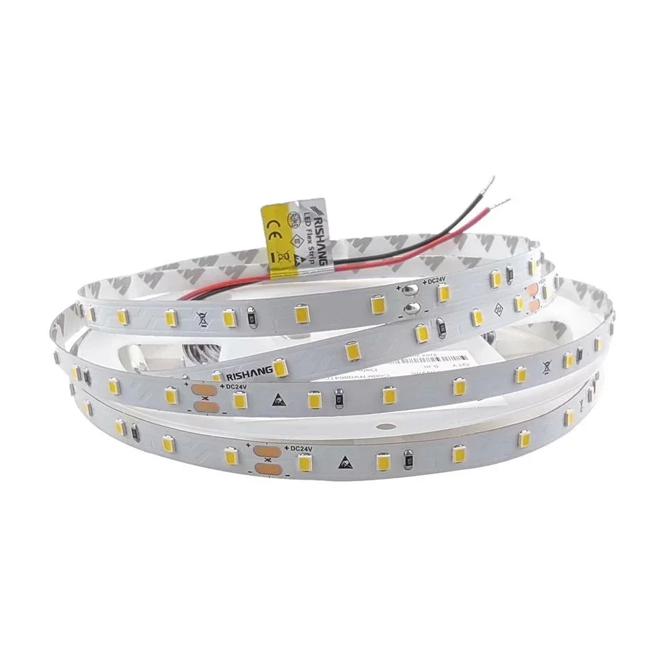 Світлодіодна стрічка RISHANG 24V 4.8W 5000K 64led IP20 ( бухта 5м ) ( RV0864TC-A )