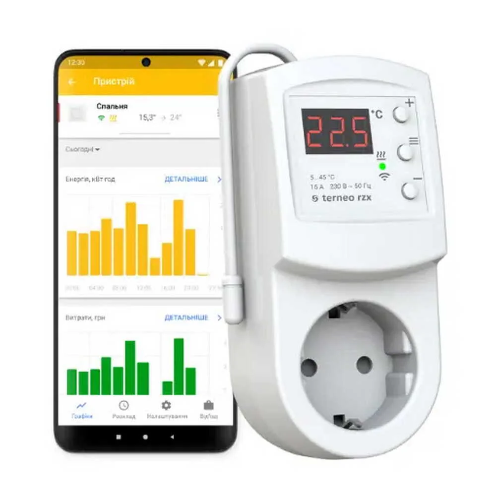 Терморегулятор terneo rzx (wi-fi)