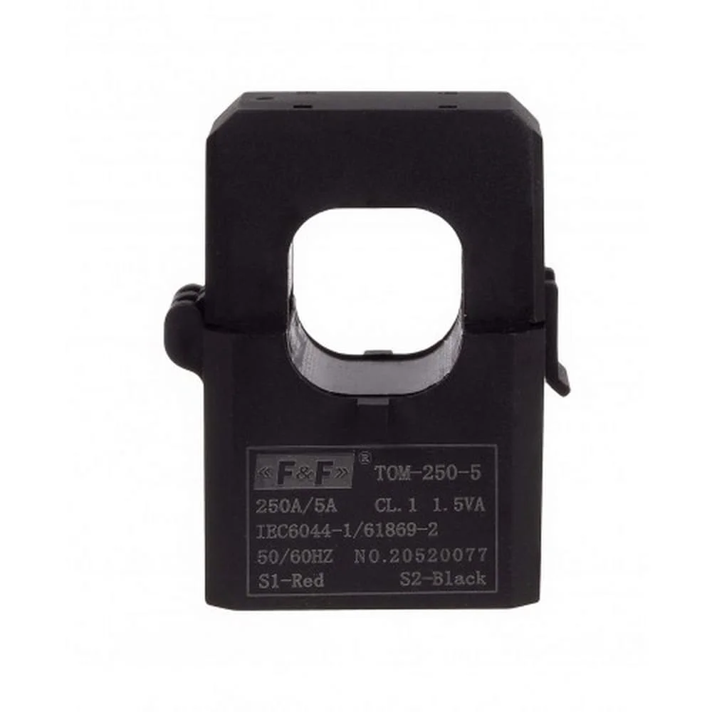Трансформатор струму TOM-200-5 200/5 (клас 1,0) роз'ємний F&F ( TOM-200-5 )