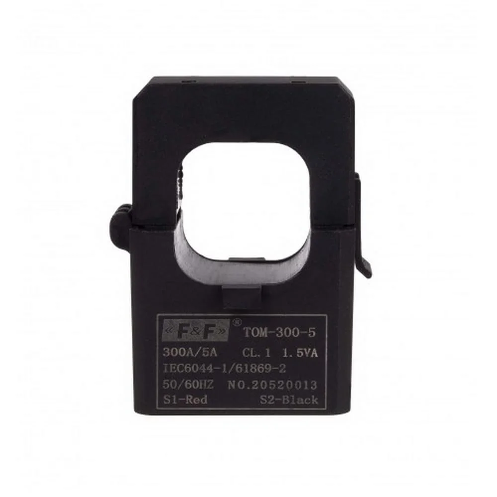 Трансформатор струму TOM-300-5 300/5 (клас 1,0) роз'ємний F&F ( TOM-300-5 )