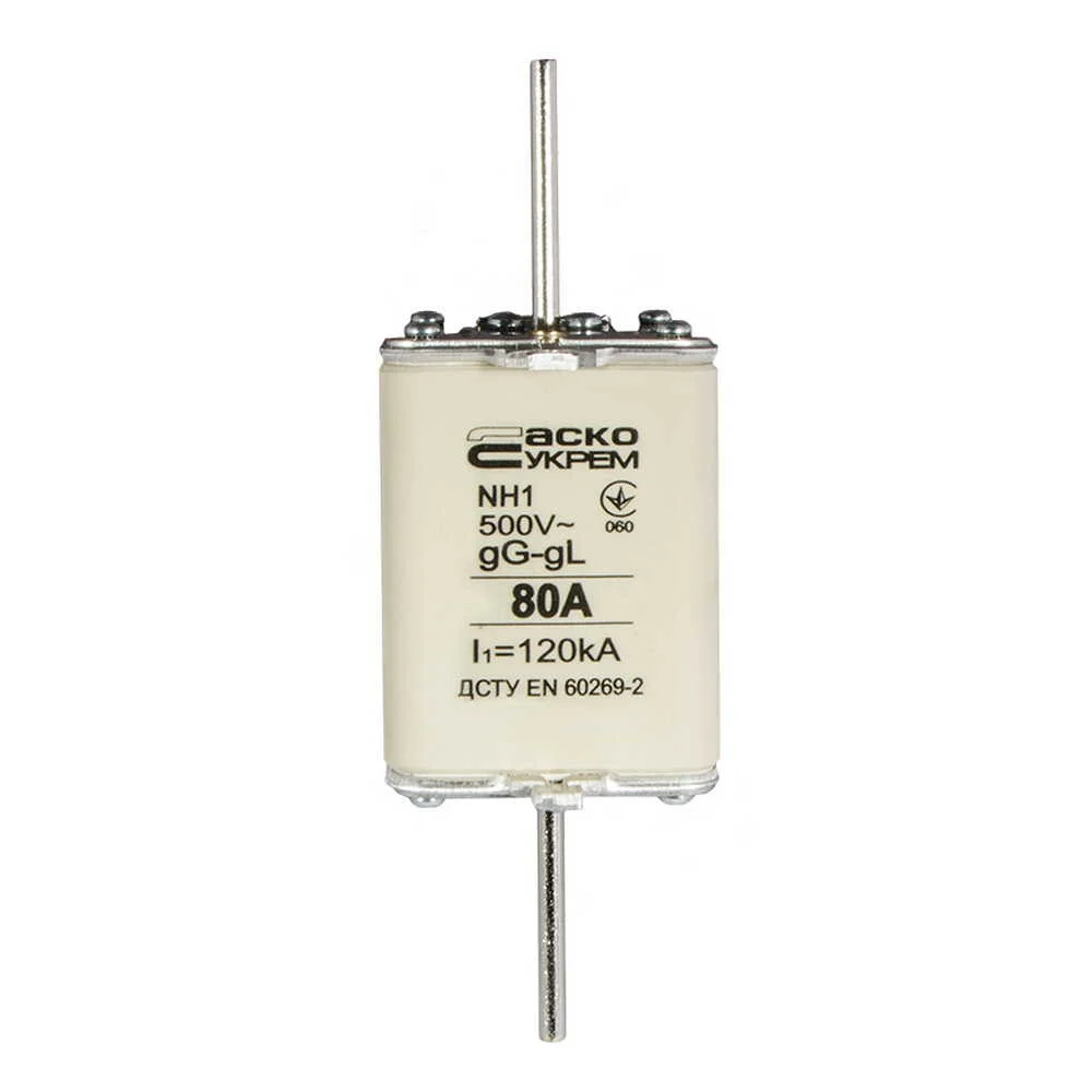 Запобіжник NH1 80A gG АСКО ( A0050010027 )
