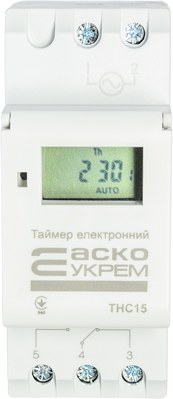 Таймер електрон АСКО THC 15 (тижневий)